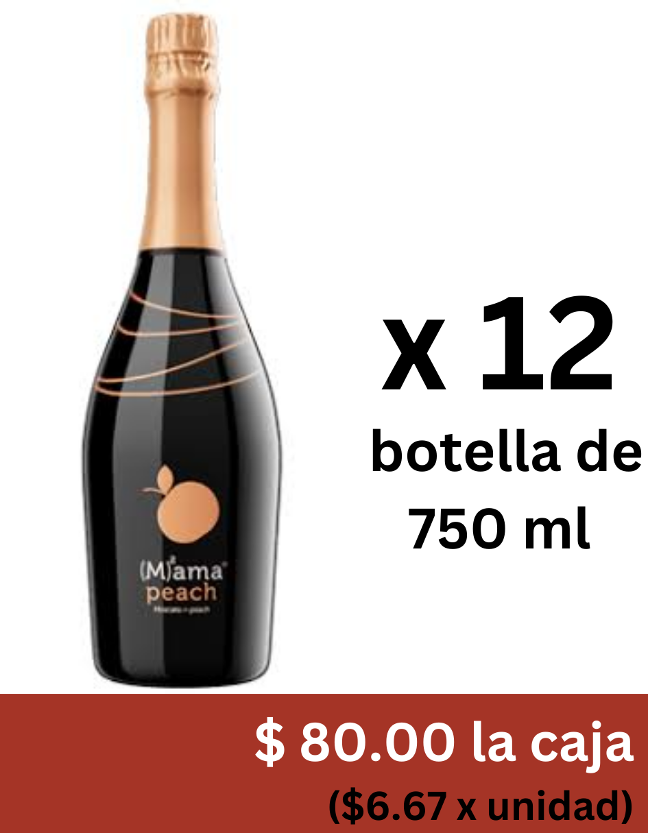 MAMA PEACH MOSCATO SPUMANTE 6% (12) 8003911060011