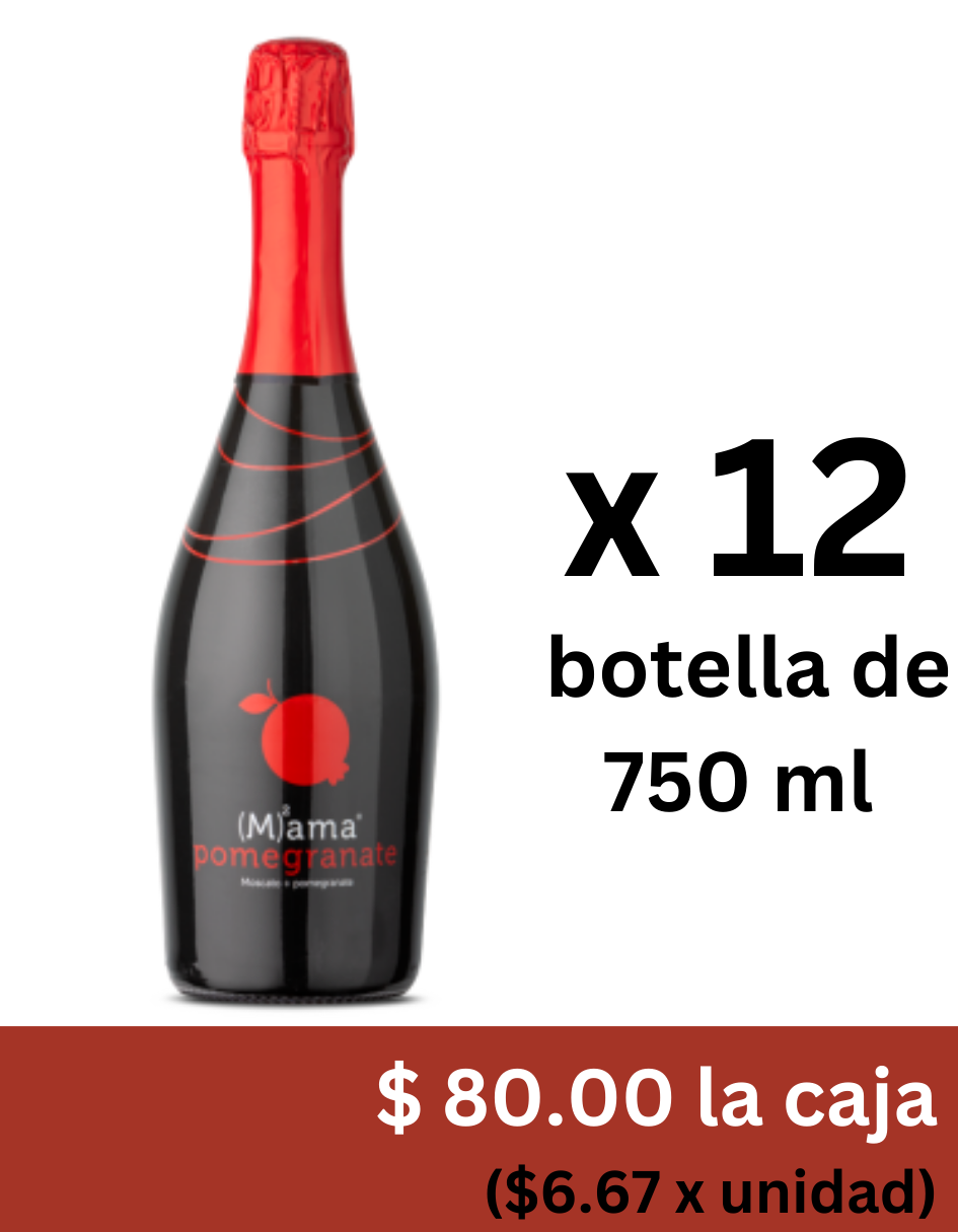 MAMA POMEGRANATE MOSCATO SPUMANTE 6% (12) 8003911060035